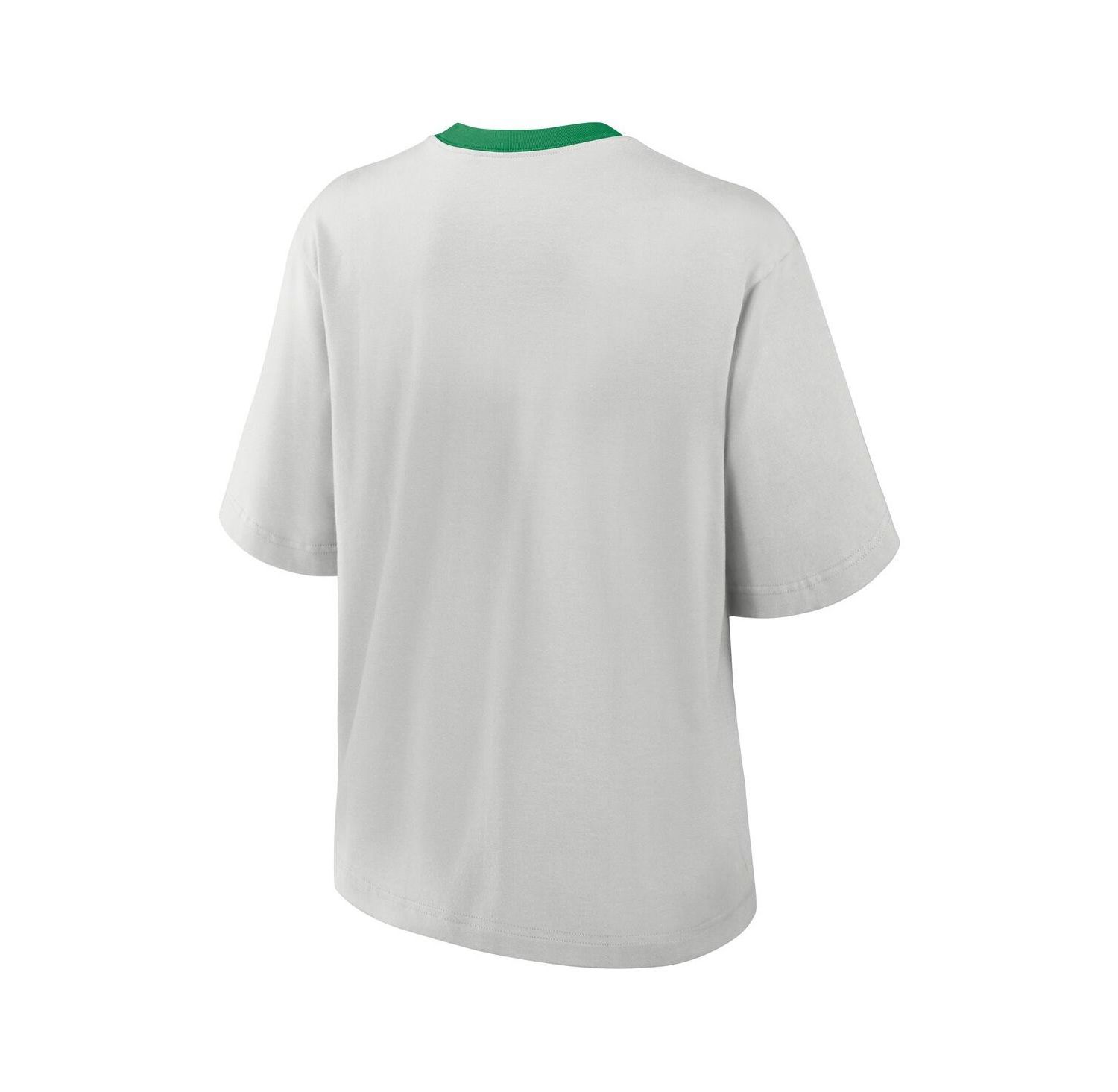 Women's Gray Oregon Ducks Legacy Arch Script Boxy T-Shirt