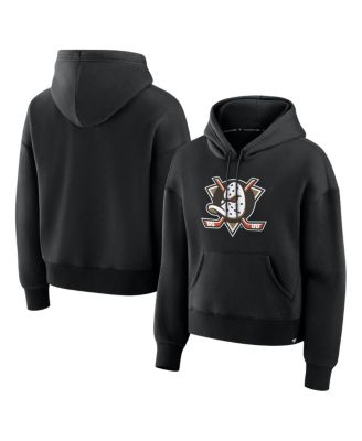 Women's Black Anaheim Ducks Essential Hoodie