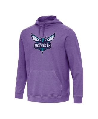 Men's Heather Purple Charlotte Hornets Cloud Pullover Hoodie
