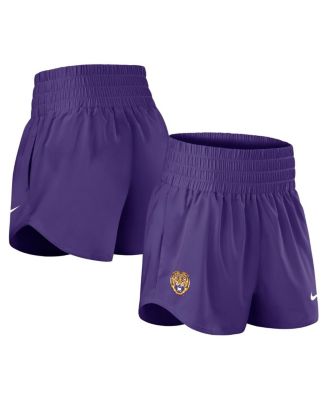 Women's Purple LSU Tigers Performance One Dri-FIT High-Rise Shorts