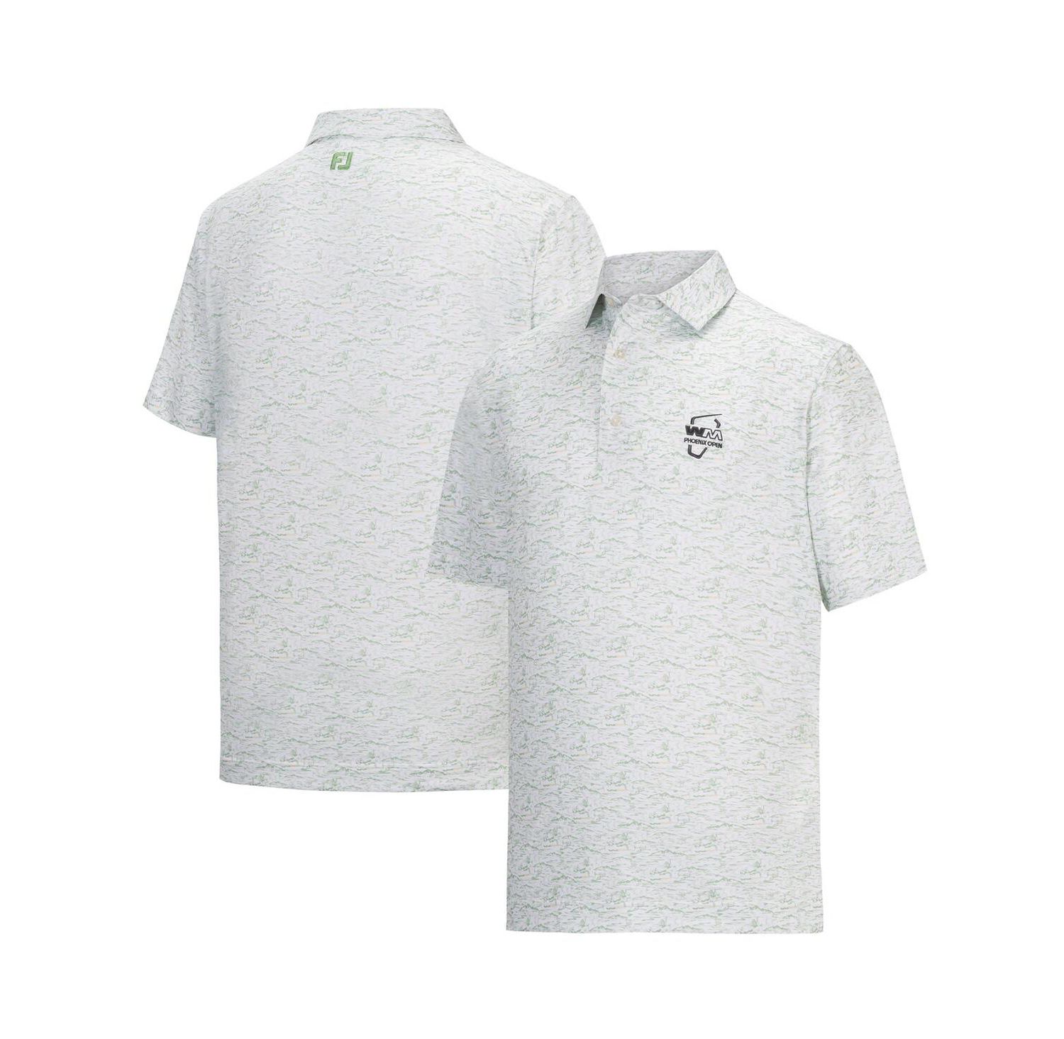 Men's White WM Phoenix Open ProDry All Over Print Polo Shirt