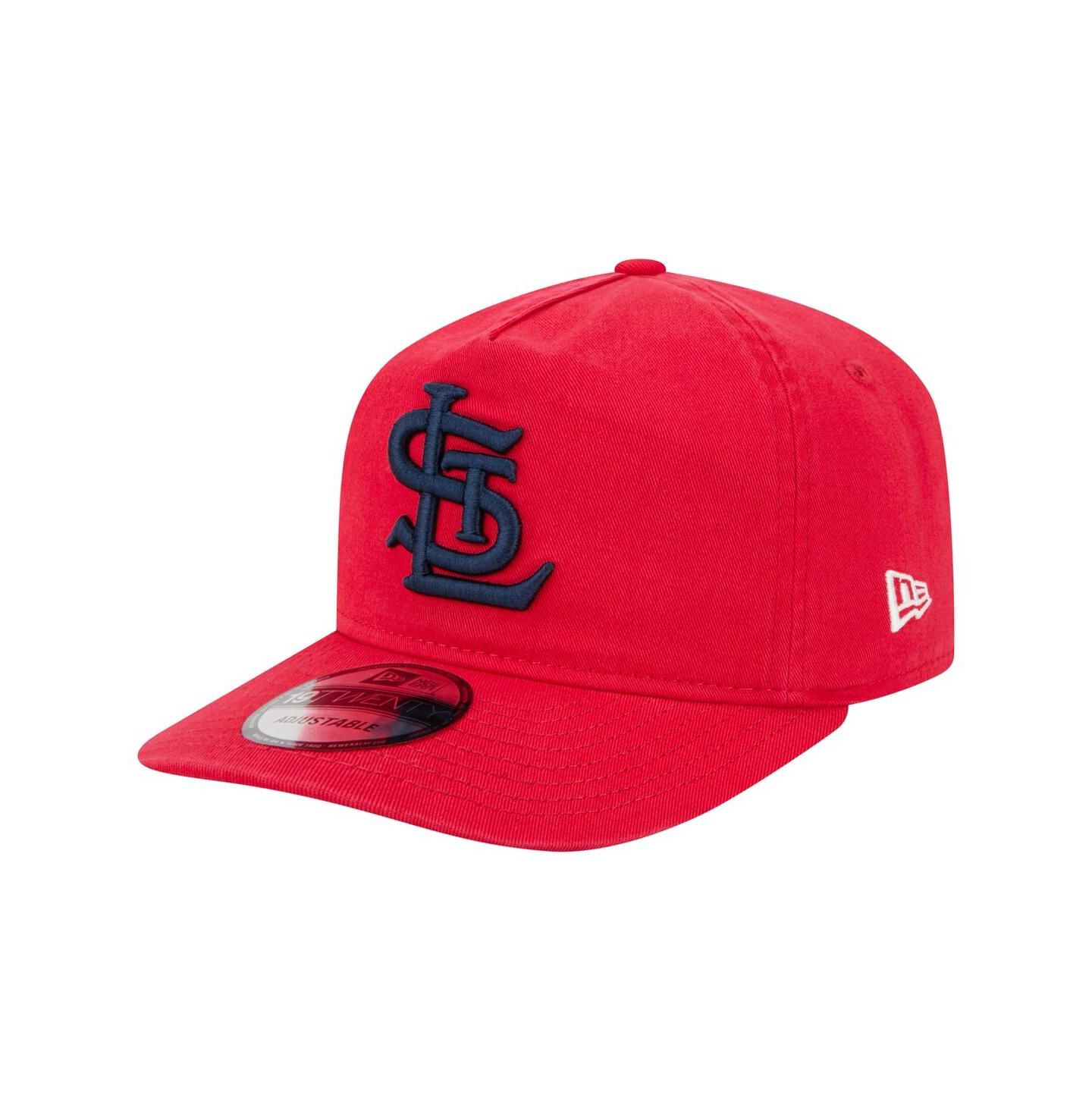 Мужская кепка New Era Red St. Louis Cardinals Championship 19TWENTY Adjustable Hat — фото 3