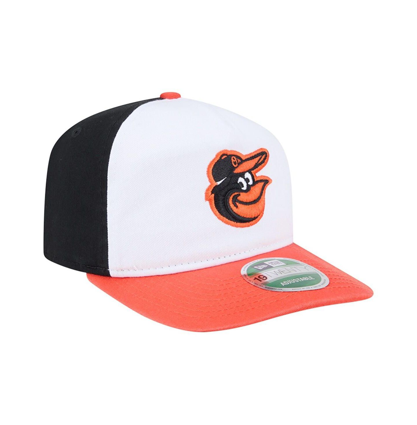 Мужская кепка New Era White Baltimore Orioles Team 19TWENTY Adjustable Hat — фото 3