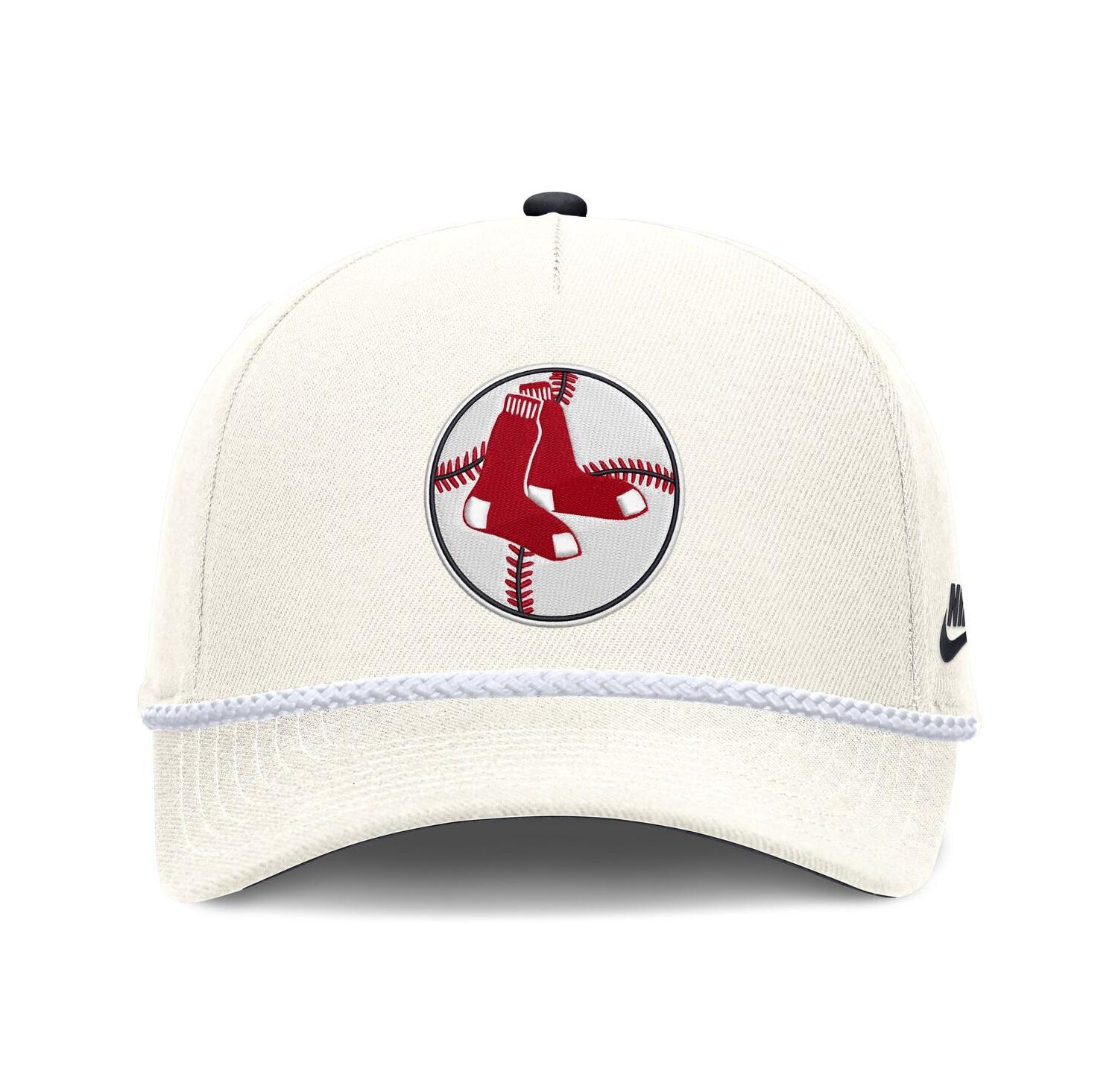 Men's Cream Boston Red Sox Cooperstown Rise Adjustable Hat