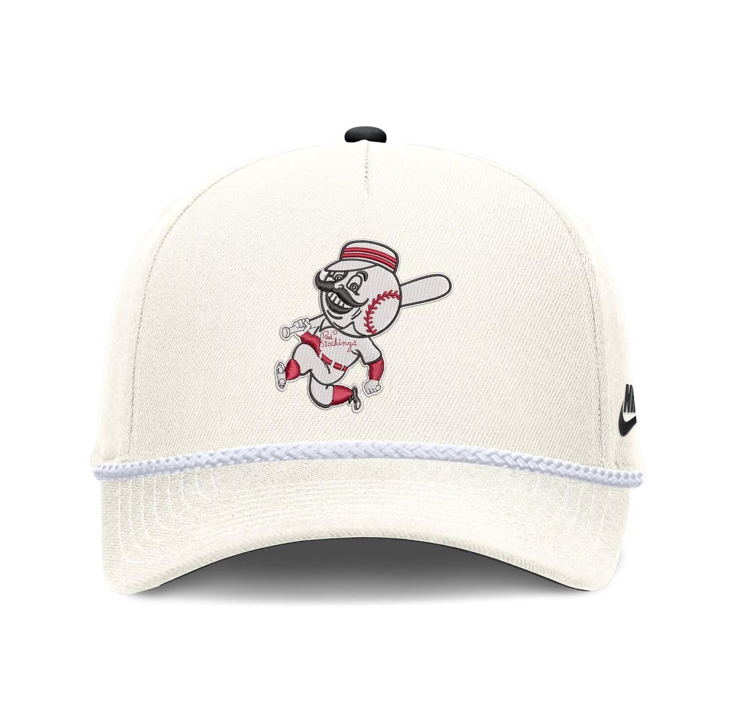 Men's Cream Cincinnati Reds Cooperstown Rise Adjustable Hat