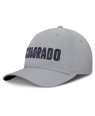 Men's Gray Colorado Rockies Primetime Rise Dri-FIT Flex Hat