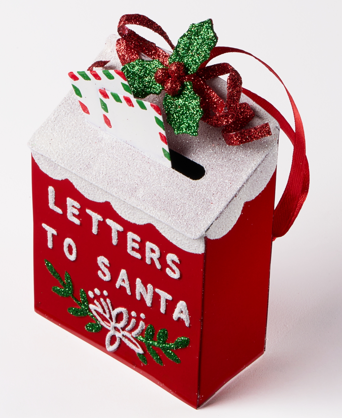 Holiday Lane Christmas Cheer Mail Box Ornament, Macy's Exclusive