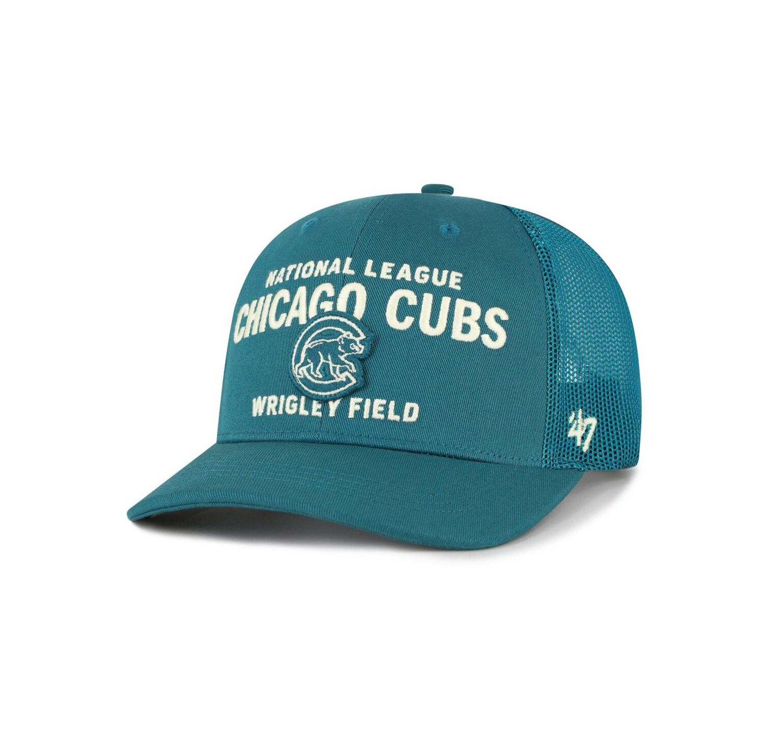 Men's Teal Chicago Cubs Contemporary Hitch Adjustable Trucker Hat
