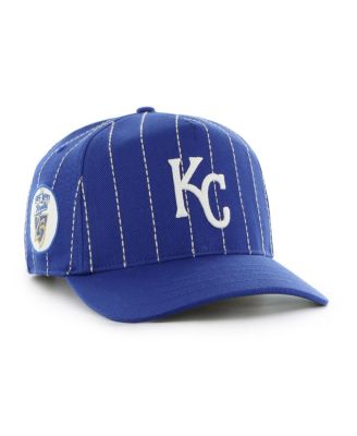 x Rawlings Men's Royal Kansas City Royals Pinstripe Hitch Adjustable Hat