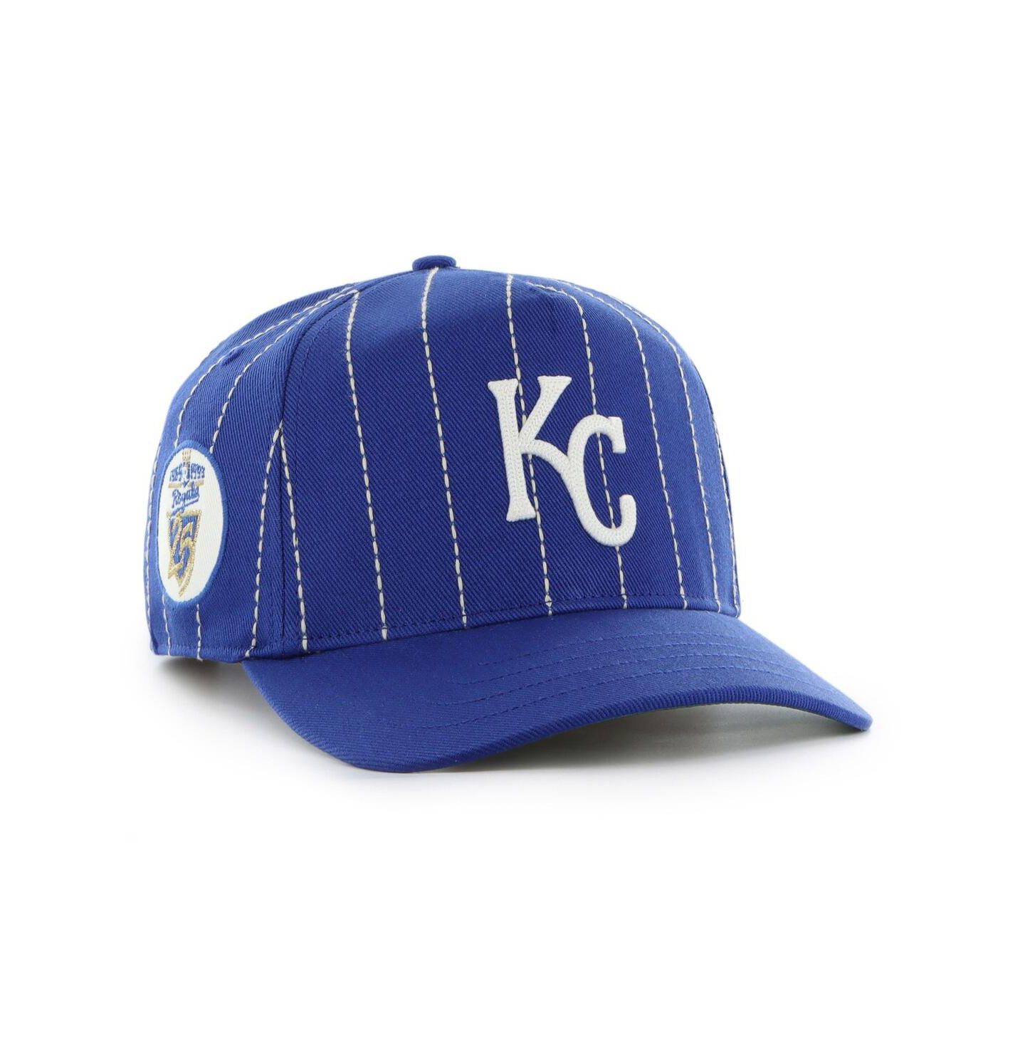 Мужская кепка '47 Brand x Rawlings Royal Kansas City Royals Pinstripe Hitch Adjustable Hat — фото 1