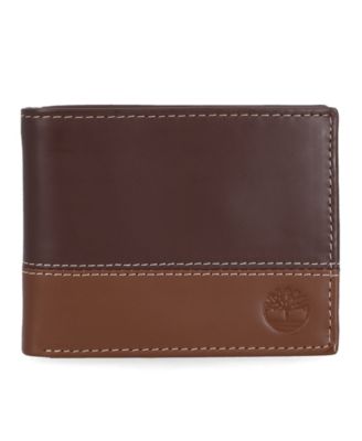 Men's Hunter Leather Two-Tone Passcase Commuter Wallet