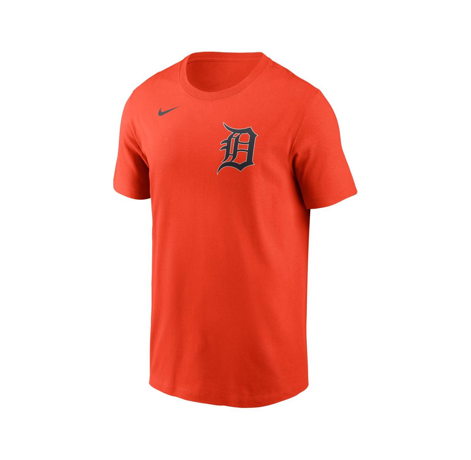 Men's Javier Báez Orange Detroit Tigers Name & Number T-Shirt