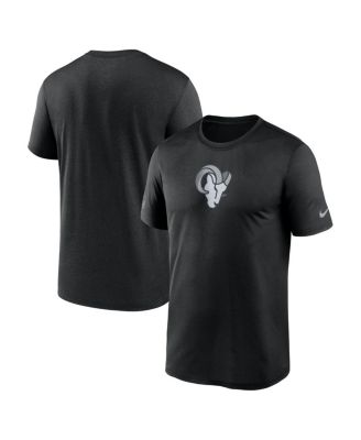 Men's Black Los Angeles Rams Sideline Lead The Charge Legend Dri-FIT T-Shirt