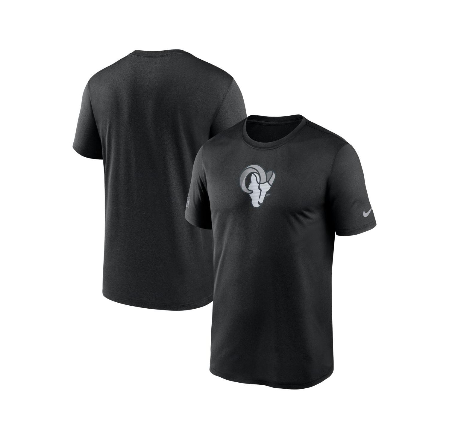 Men's Black Los Angeles Rams Sideline Lead The Charge Legend Dri-FIT T-Shirt