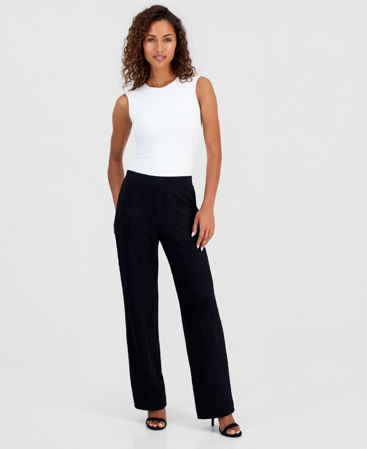 Women's Pull On Wide-Leg Pants