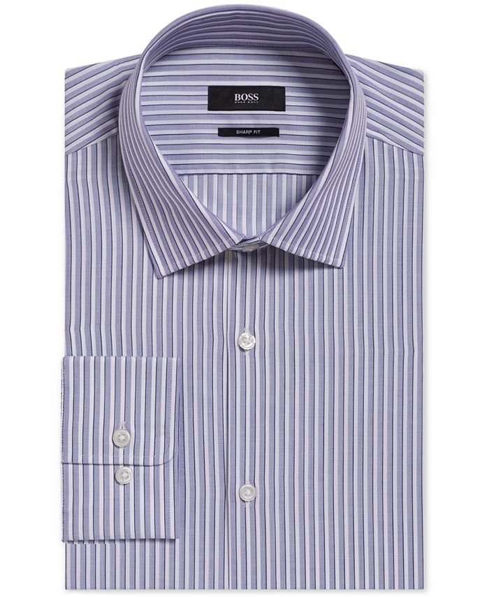 Hugo Boss BOSS Men's SlimFit Striped Dress Shirt & Reviews Hugo Boss