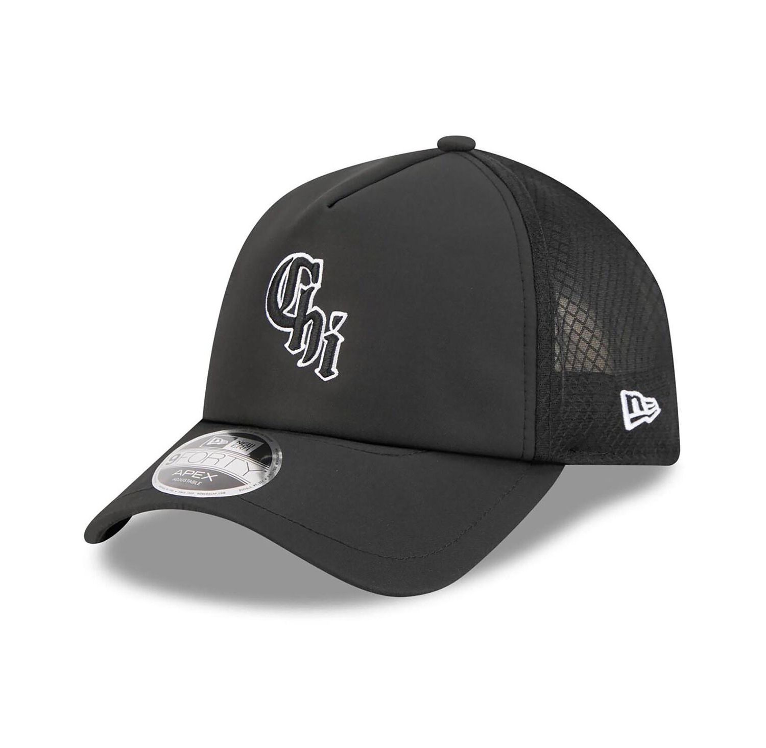 Men's Black Chicago White Sox 2026 Batting Practice Alternate Apex 9FORTY Adjustable Hat