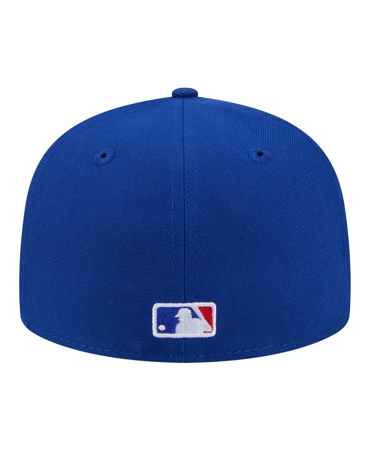 New Era Men's Royal Chicago Cubs Hidden Hit 59FIFTY Fitted Hat