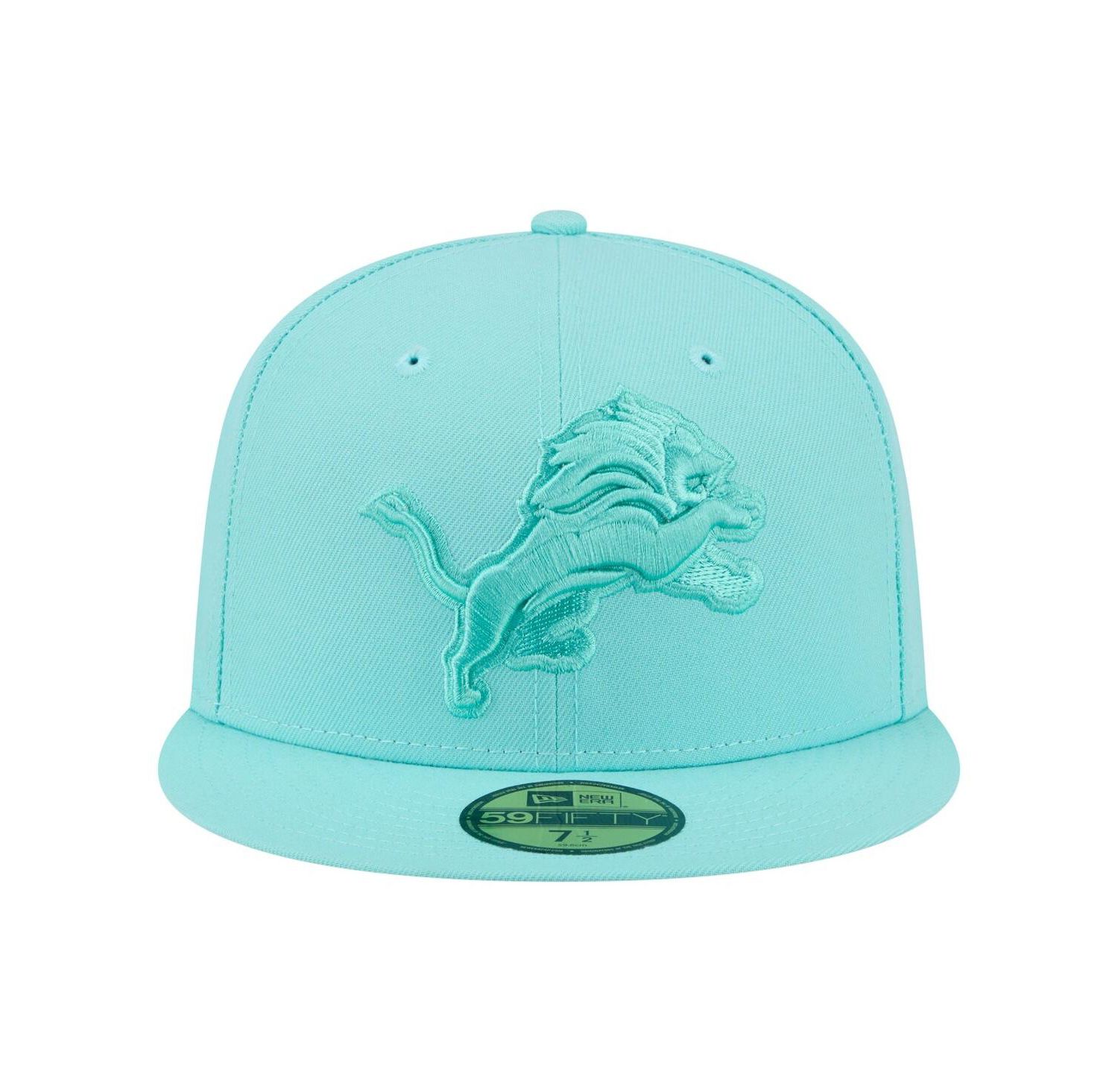 Men's Turquoise Detroit Lions Color Pack 59FIFTY Fitted Hat