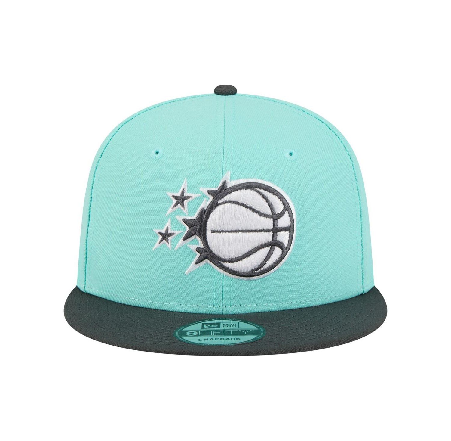 Men's Turquoise/Charcoal Orlando Magic Color Pack Two-Tone 9FIFTY Snapback Hat