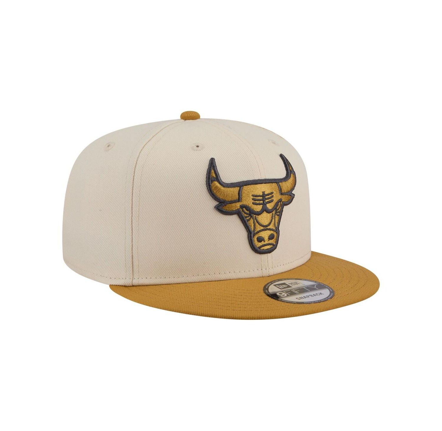 Men's Cream/Tan Chicago Bulls Two-Tone Color Pack 9FIFTY Snapback Hat