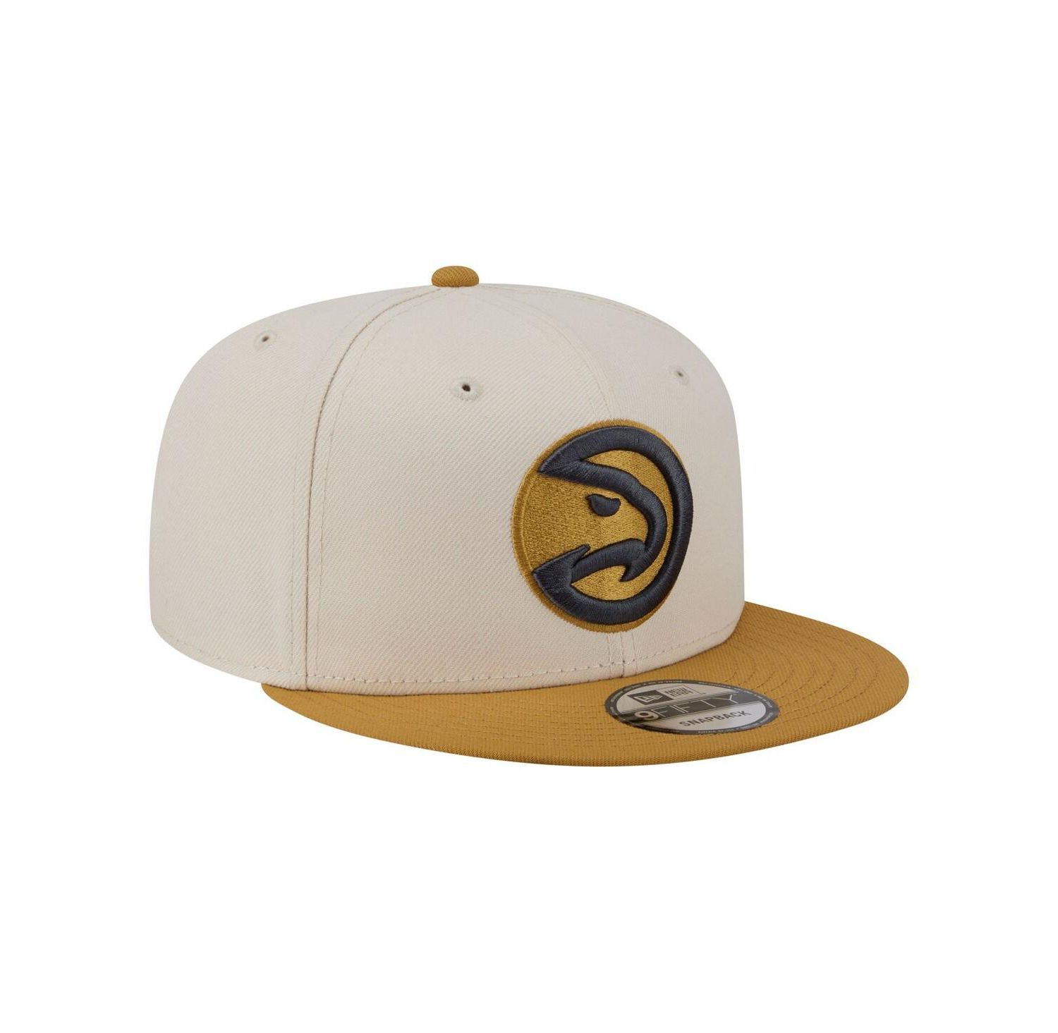 Men's Cream/Tan Atlanta Hawks Two-Tone Color Pack 9FIFTY Snapback Hat