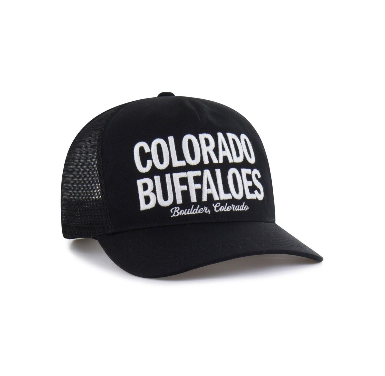 Men's Black Colorado Buffaloes Contemporary Hitch Trucker Adjustable Hat