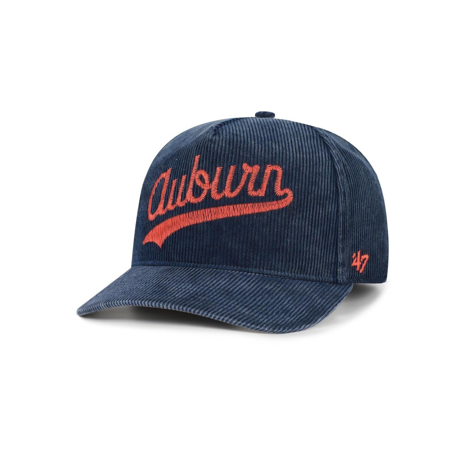 Men's Navy Auburn Tigers Reclaim Snow Wash Corduroy Hitch Adjustable Hat