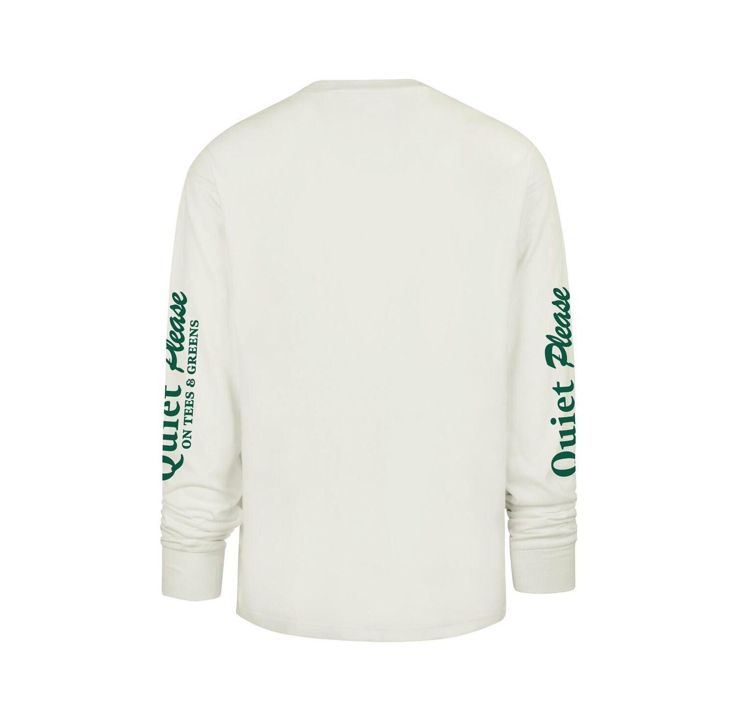 Men's Cream Los Angeles Dodgers Quiet Please Foundation Long Sleeve T-Shirt