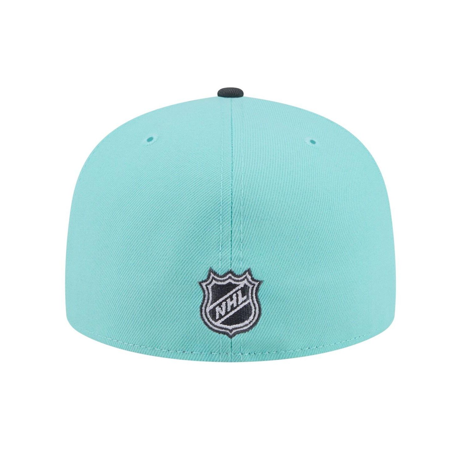 Men's Turquoise/Charcoal Chicago Blackhawks Two-Tone Color Pack 59FIFTY Fitted Hat
