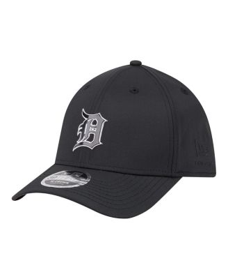 Men's Black Detroit Tigers Metallic 39THIRTY M-Crown Flex Hat
