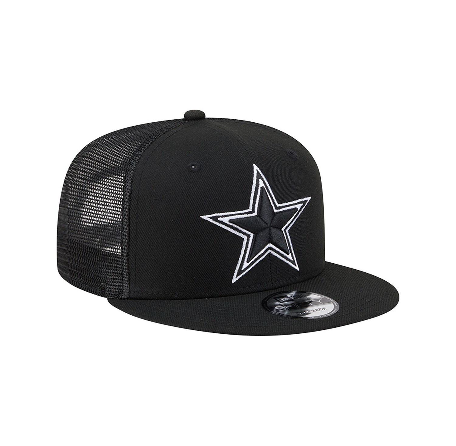 Men's Black Dallas Cowboys Main 9FIFTY Trucker Snapback Hat