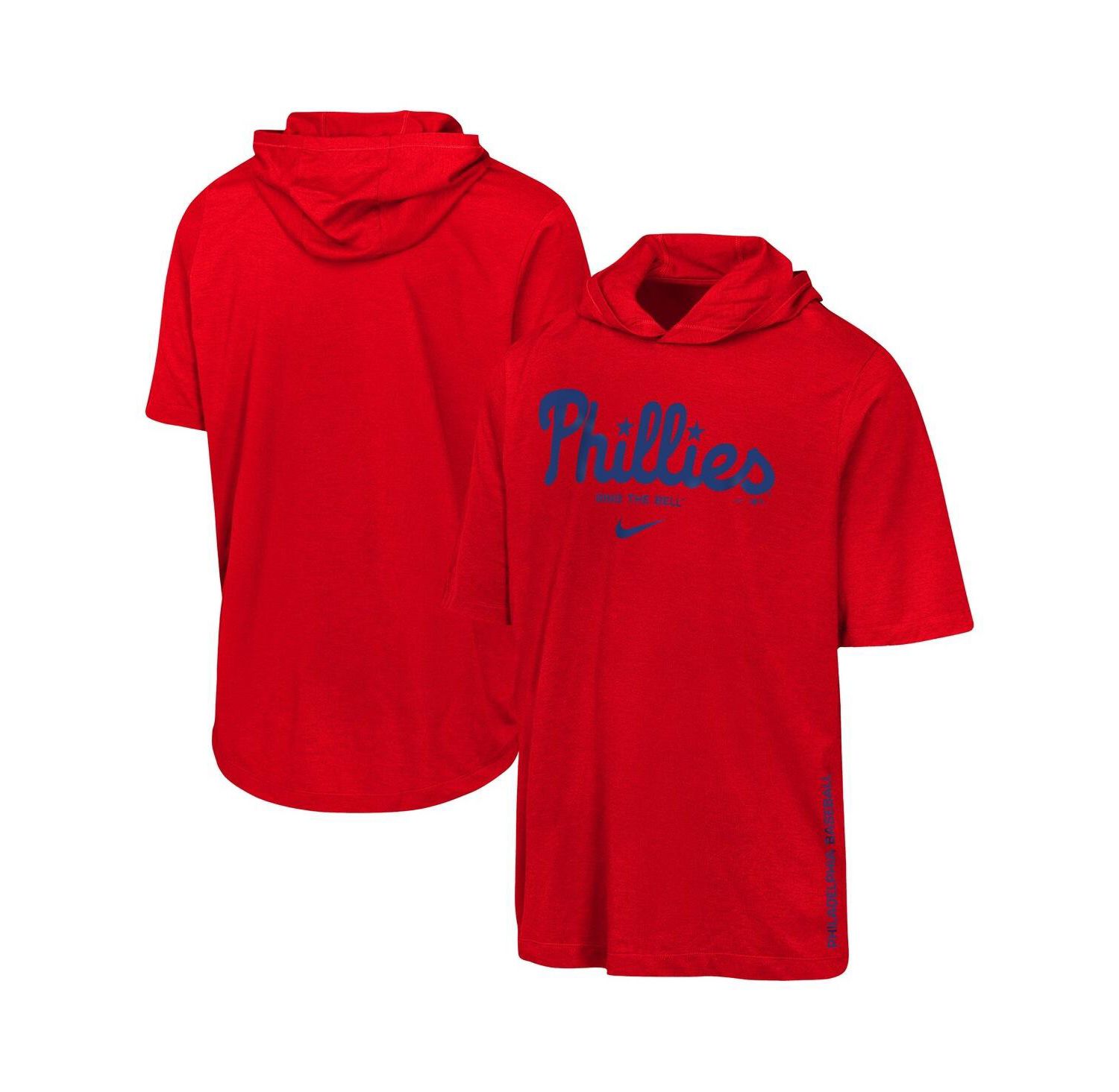 Big Boys and Girls Red Philadelphia Phillies Dri-FIT Hooded T-Shirt