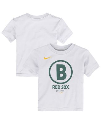 Toddler White Boston Red Sox City Connect Logo T-Shirt