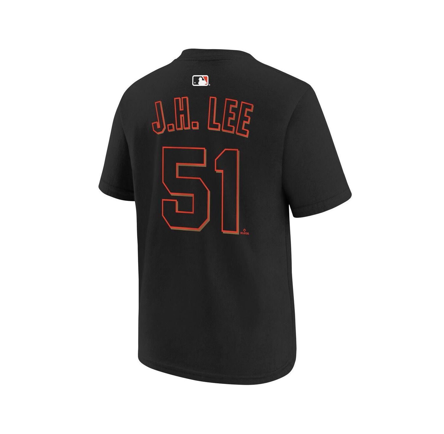 Big Boys and Girls Jung Hoo Lee Black San Francisco Giants Name & Number T-Shirt