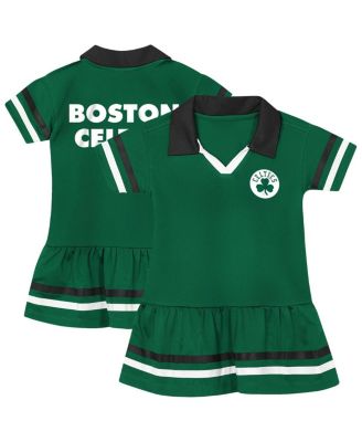 Girls Kelly Green Boston Celtics Star Player Fashion Dress
