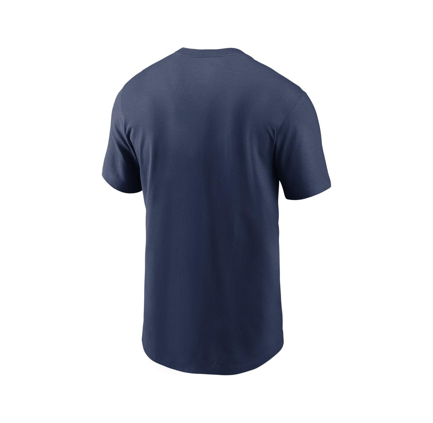 Men's Navy Detroit Tigers Alternate Logo 2-Hit T-Shirt