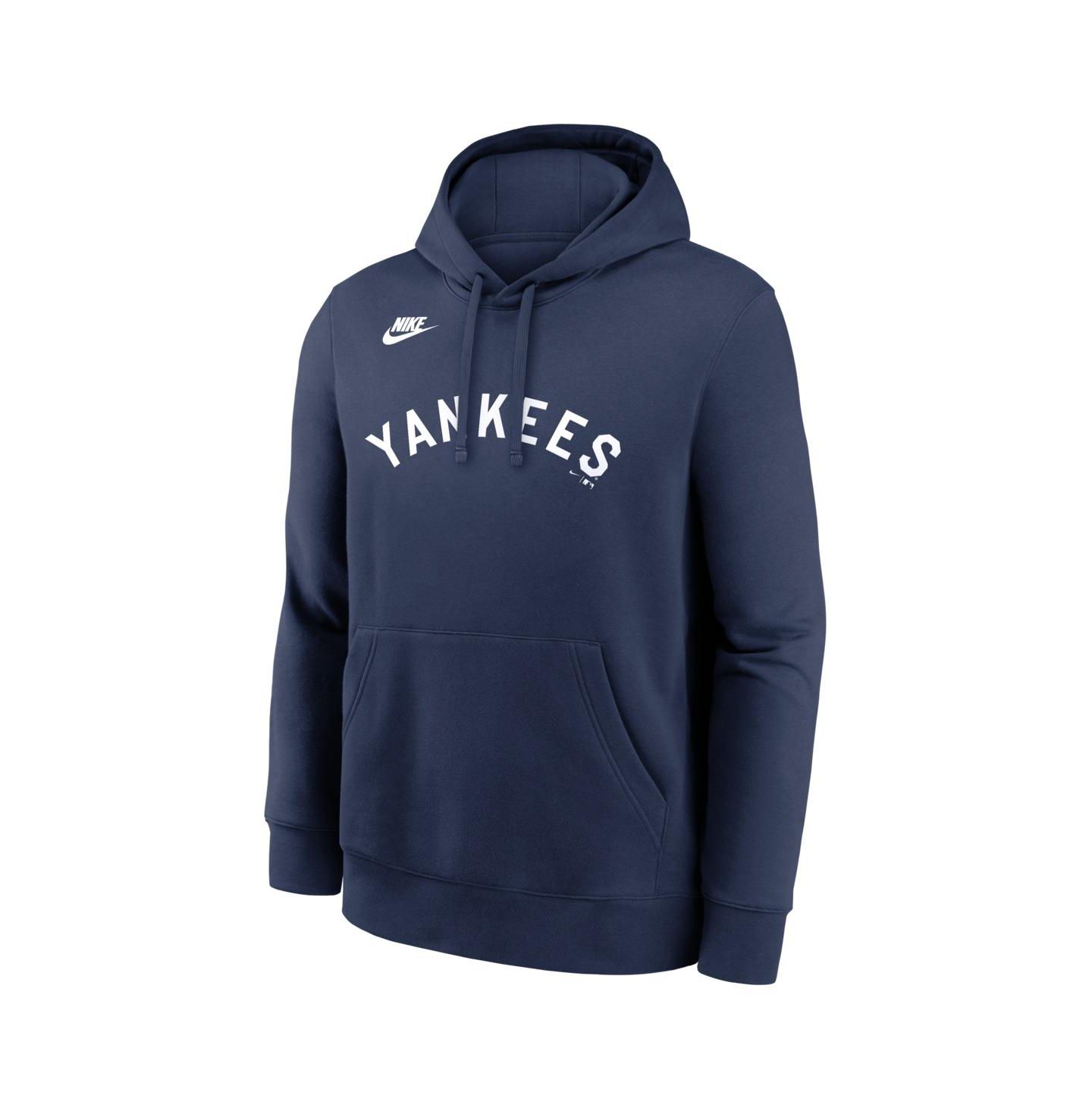 Мужская худи Nike New York Yankees Cooperstown Collection Wordmark Club, Navy — фото 2