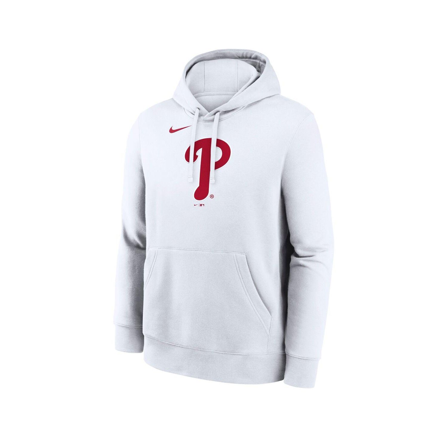 Men's White Philadelphia Phillies Logo Club Hoodie