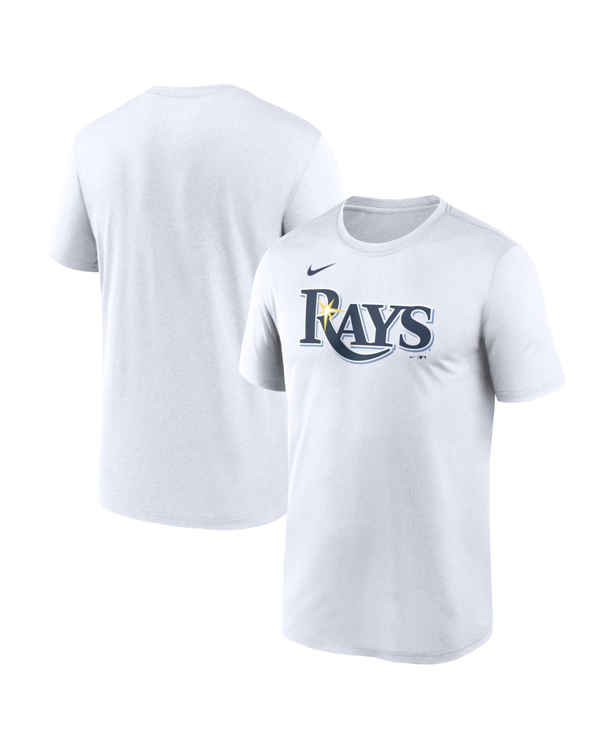 Nike Men's White Tampa Bay Rays New Legend Wordmark Dri-fit T-Shirt