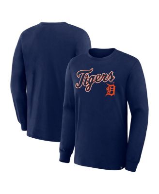 Men's Navy Detroit Tigers Lock-Up Legacy Long Sleeve T-Shirt
