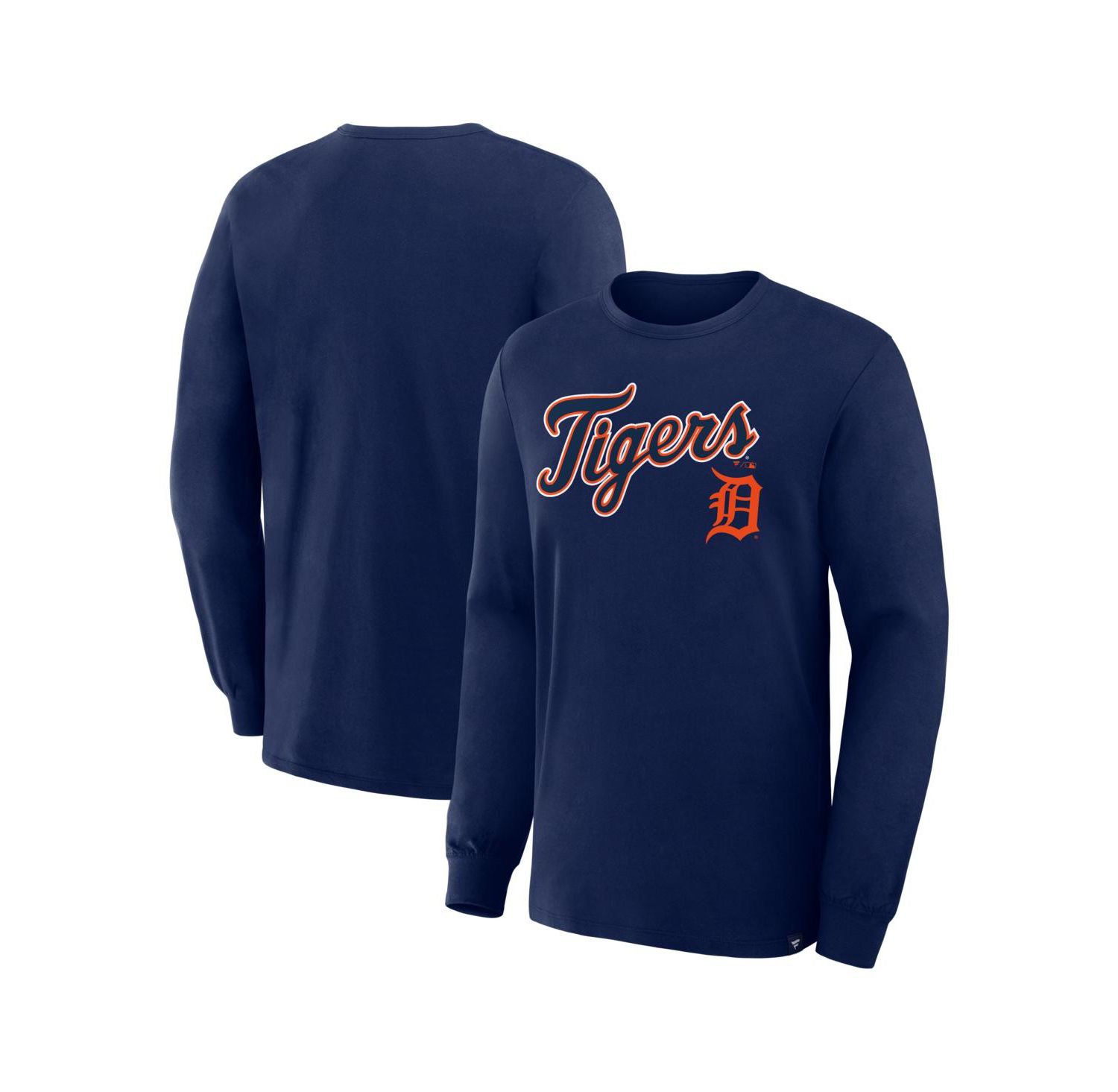 Men's Navy Detroit Tigers Lock-Up Legacy Long Sleeve T-Shirt