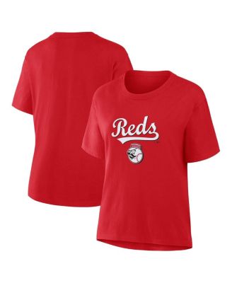 Women's Red Cincinnati Reds Lockup Legacy T-Shirt