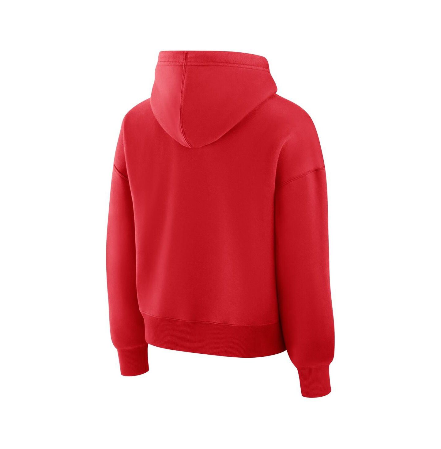 Женское худи Fanatics Red Philadelphia Phillies Lockup Legacy Fleece — фото 3