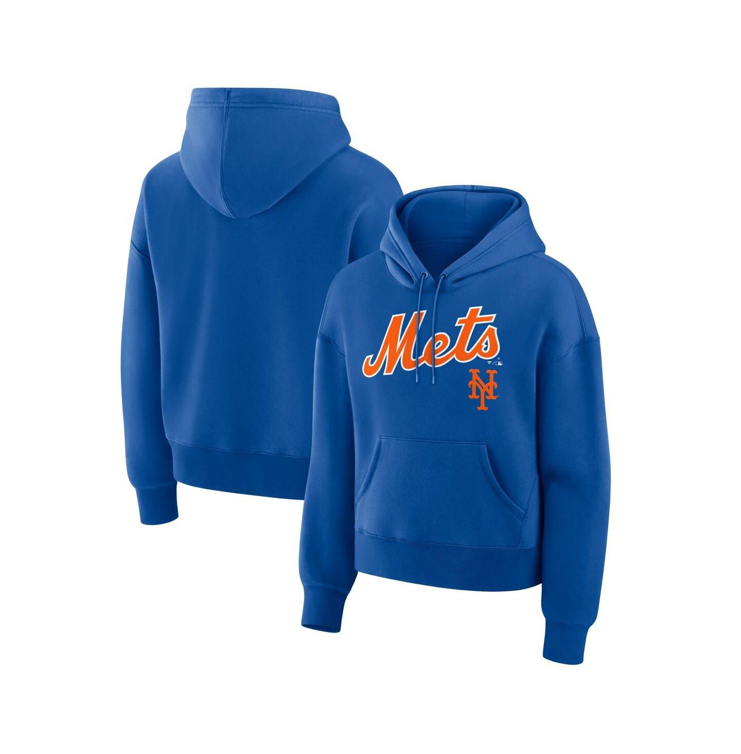 Женское худи Fanatics Royal New York Mets Lockup Legacy Fleece — фото 1