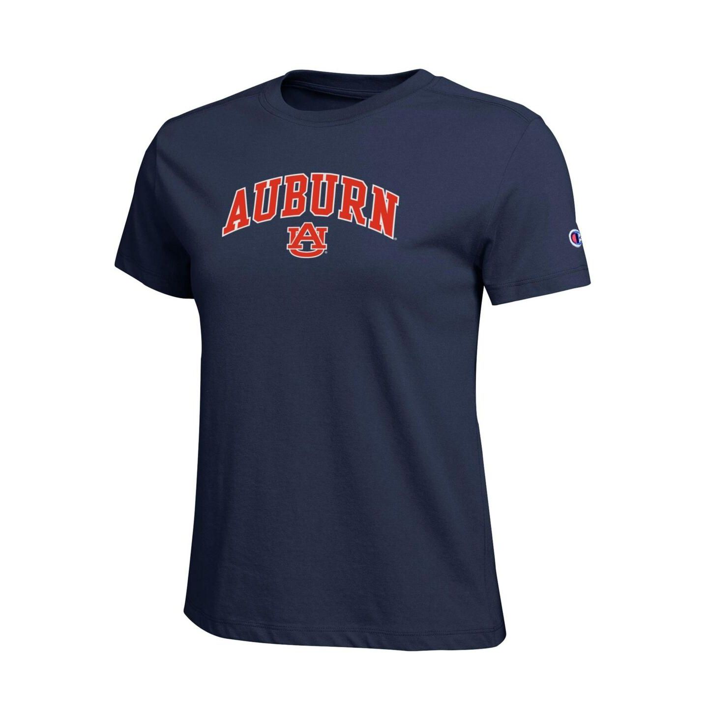 Женская футболка Champion Navy Auburn Tigers Arched Over Logo — фото 2