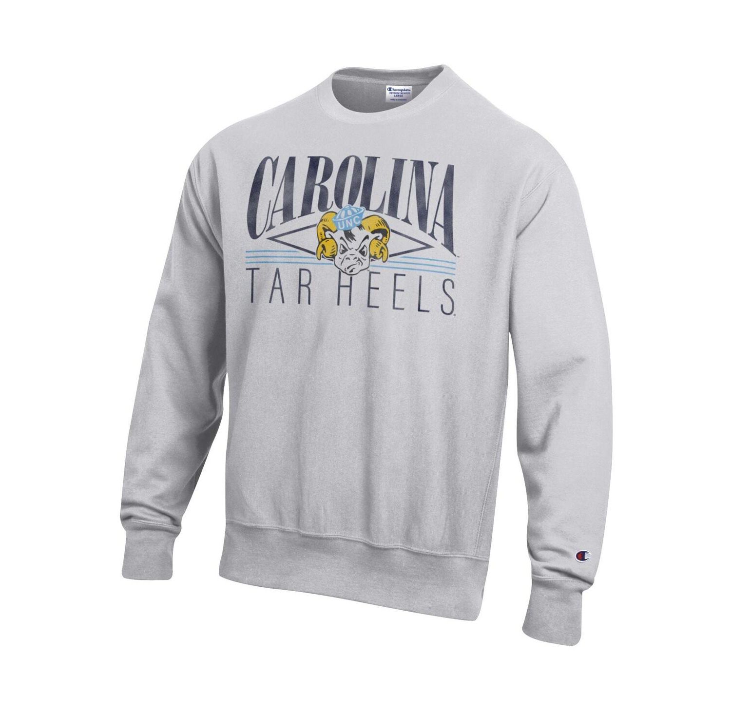 Men's Gray North Carolina Tar Heels Reverse Weave Fleece Sweatshirt