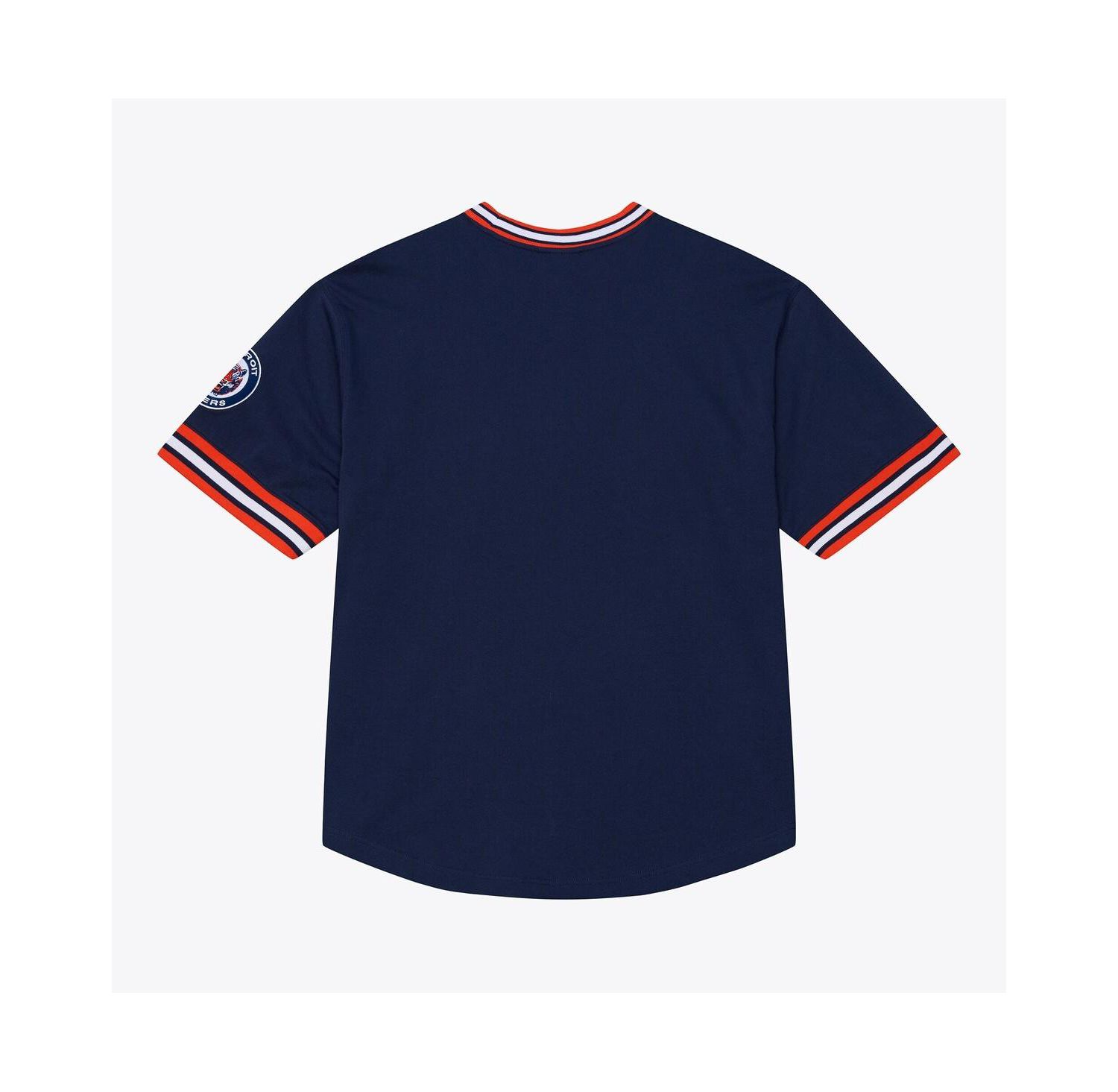 Men's Navy Detroit Tigers Wild Pitch Ringer T-Shirt