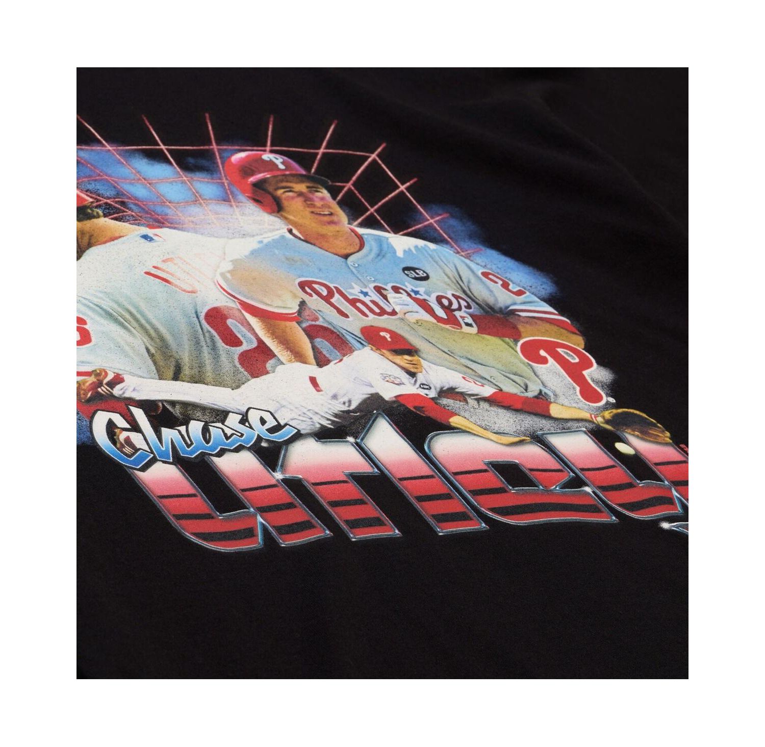 Men's Chase Utley Black Philadelphia Phillies Legendary Collage Player T-Shirt