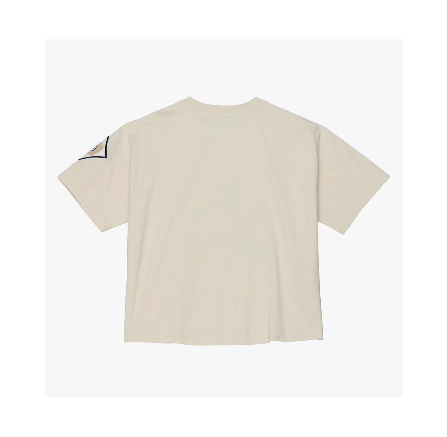 Women's Cream Philadelphia Phillies Cooperstown Yacht Rock Boxy Cropped T-Shirt